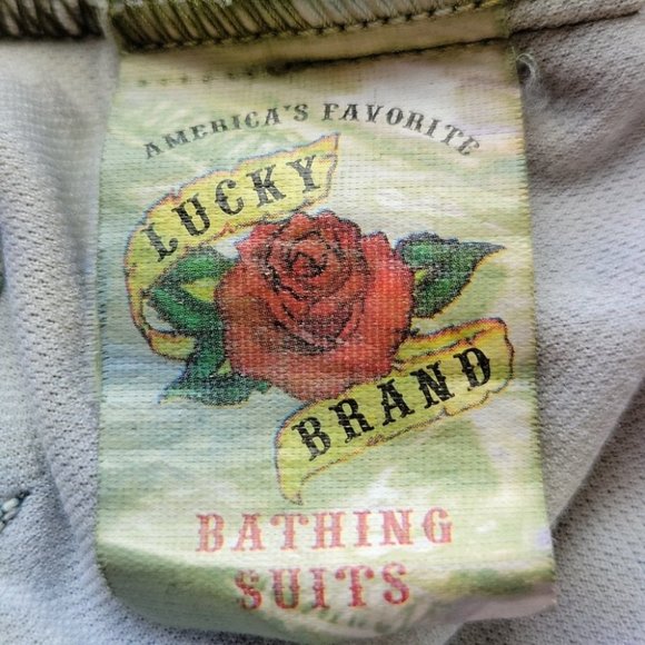 Lucky Brand Maxi Tank Style Swim Cover Up Tie Dye Size Small - Picture 8 of 10